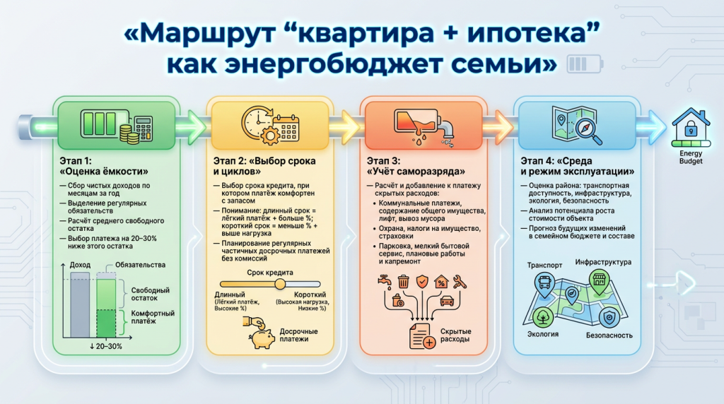 Маршрут квартира + ипотека как энергобюджет семьи
